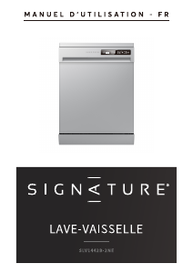 Mode d’emploi Signature SLV1442B-2NE Lave-vaisselle