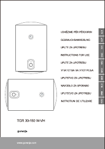 Manual Gorenje TGR120W-VH Boilere