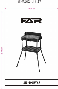 Mode d’emploi FAR JB-B05WJ Barbecue