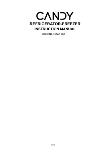 Manual Candy CCG3L517ES Combina frigorifica