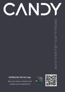 Руководство Candy CBL3518EB Холодильник с морозильной камерой