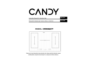Manuale Candy CIFS954MCTT Piano cottura