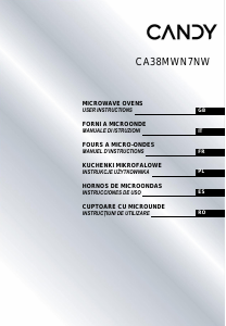 Manuale Candy CA38MWN7NW Microonde
