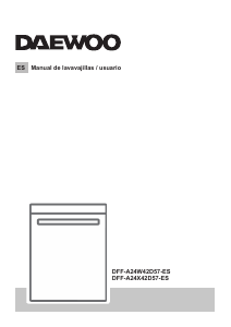 Manual de uso Daewoo DFF-A24W42D57-ES Lavavajillas