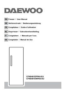 Mode d’emploi Daewoo CFN0491EWPA0-EU Congélateur