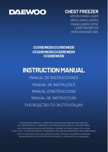 Manual Daewoo CCS30EWED0 Congelator