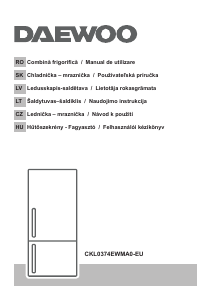 Manual Daewoo CKL0374EWMA0-EU Combina frigorifica
