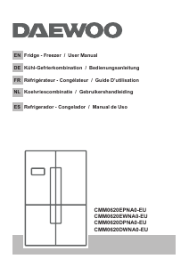 Manual Daewoo CMM0620DPNA0-EU Fridge-Freezer