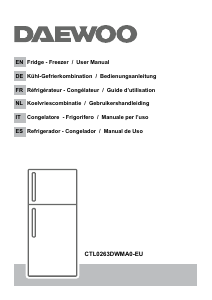Bedienungsanleitung Daewoo CTL0263DWMA0-EU Kühl-gefrierkombination