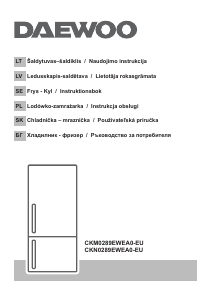 Bruksanvisning Daewoo CKN0289EWEA0-EU Kyl-frys