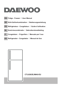 Manual de uso Daewoo CTL0263EJMA0-EU Frigorífico combinado