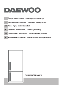 Bruksanvisning Daewoo CKM0389EPEA0-EU Kyl-frys