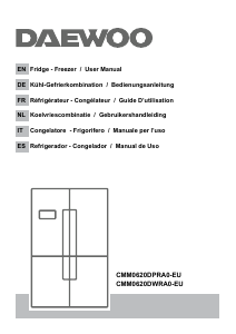 Manual de uso Daewoo CMM0620DPRA0-EU Frigorífico combinado