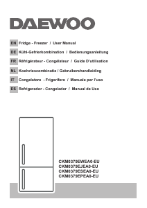 Bedienungsanleitung Daewoo CKM0379EJEA0-EU Kühl-gefrierkombination