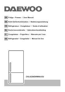 Manuale Daewoo CKL0236EWMA0-EU Frigorifero-congelatore