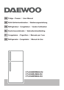 Manual de uso Daewoo CTL0346EJMA0-EU Frigorífico combinado