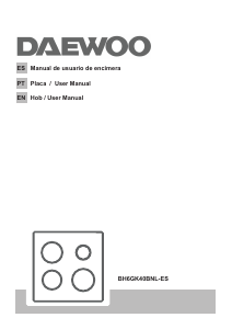 Manual Daewoo BH6GK40BNL-ES Hob