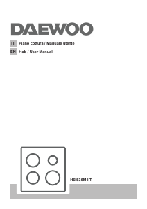 Manuale Daewoo H6IS35M1IT Piano cottura