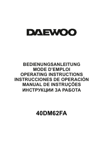Bedienungsanleitung Daewoo 40DM62FA LED fernseher