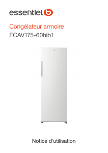 Mode d’emploi Essentiel B ECAV 175-60hib1 Congélateur