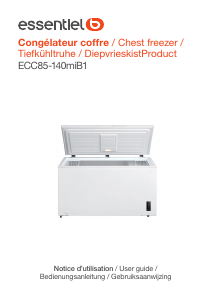 Bruksanvisning Essentiel B ECC 85-140miB1 Frys