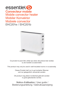 Bedienungsanleitung Essentiel B EHC201w Heizgerät