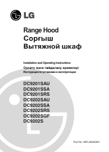 Manual LG DC9202SEU Cooker Hood