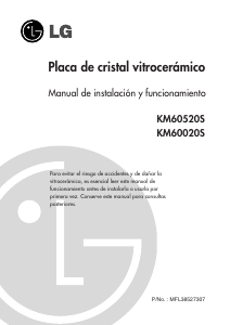 Manual de uso LG KM60020S Placa