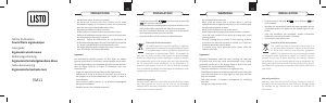 Bedienungsanleitung Listo EM11 Maus