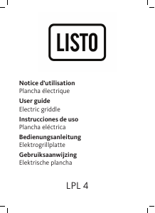 Bedienungsanleitung Listo LPL 4 Tischgrill