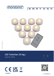 Bedienungsanleitung Monzana 103236 LED kerze