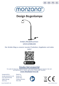 Bedienungsanleitung Monzana 105413 Leuchte