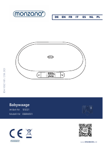 Manual de uso Monzana 105021 Báscula