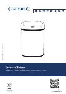 Bedienungsanleitung Monzana 105482 Mülleimer