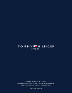 Bruksanvisning Tommy Hilfiger 1792064 Lars Armbandsur