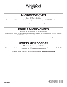 Manual de uso Whirlpool WMCS5522RS Microondas