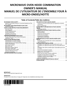 Mode d’emploi Whirlpool YWMML5530RZ Micro-onde
