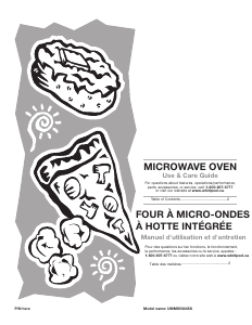 Mode d’emploi Whirlpool UMMS5024SS Micro-onde