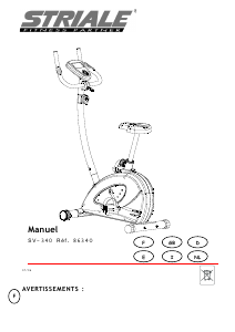Manual Striale SV-340 Exercise Bike