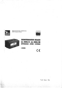 Manuale Perry CDS06 Termostato