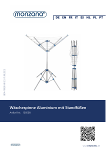 Bedienungsanleitung Monzana 100508 Wäscheständer
