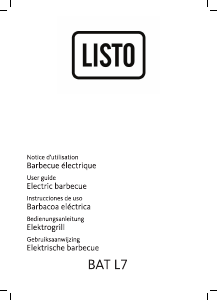 Handleiding Listo BAT L7 Bakplaat