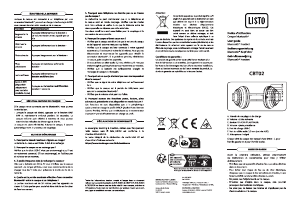 Mode d’emploi Listo CBT02 Casque