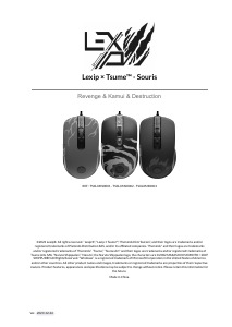 Mode d’emploi Lexip TSXLXMS0001 Souris