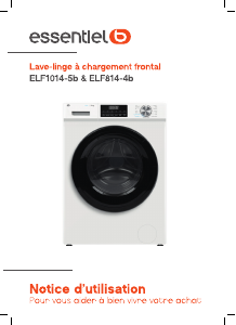 Mode d’emploi Essentiel B ELF 1014-5b Lave-linge