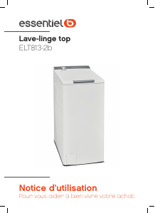 Mode d’emploi Essentiel B ELT 813-2b Lave-linge