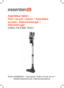 Manual de uso Essentiel B EAMU 216 EASY TECH Aspirador