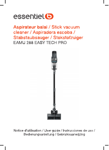 Mode d’emploi Essentiel B EAMU 288 EASY TECH PRO Aspirateur