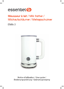 Bedienungsanleitung Essentiel B Emilk 2 Milchaufschäumer