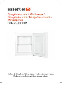 Mode d’emploi Essentiel B ECM 50-45hob1 Congélateur